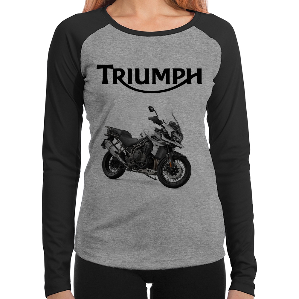 Camiseta Raglan Infantil Moto Corrida