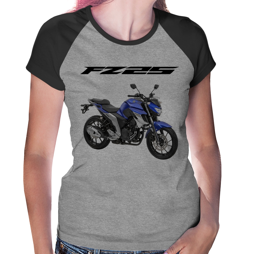 Camiseta Raglan Infantil Moto Corrida