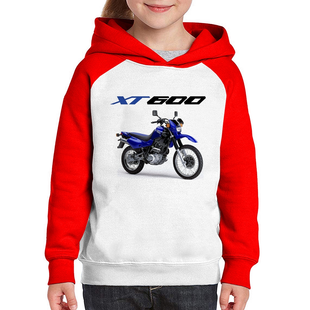 Body Bebê Moto Yamaha XT 600 Vermelha