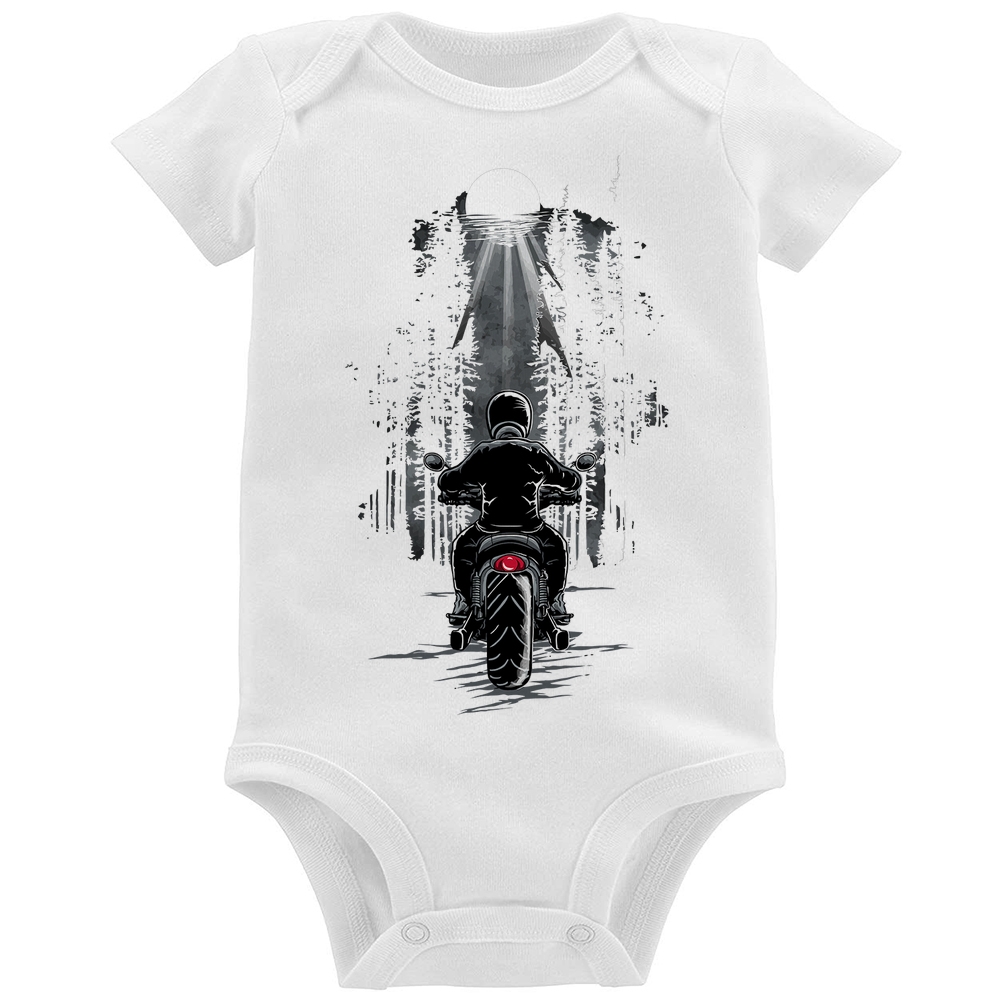 Camiseta Infantil Trilha com a titia (moto rosa)