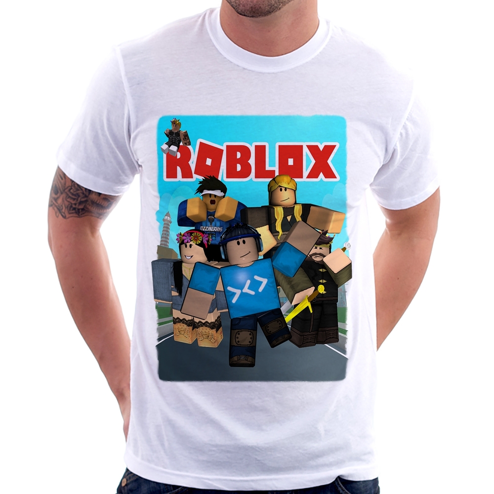 Camiseta T-Shirt Roblox Personagem Player Jogador Algodão - MECCA