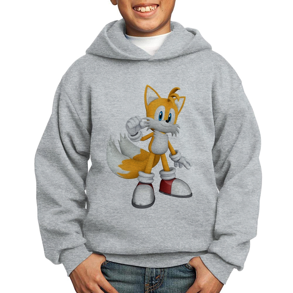 Blusa Frio Moletom Miles Tails Sonic Desenho Jogo Anime 01