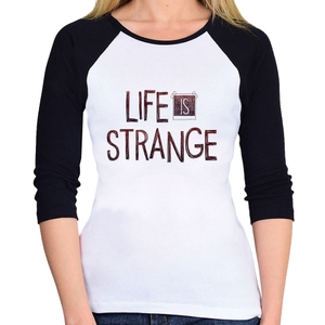 Camiseta Raglan Baby Look Mescla, Stranger Things